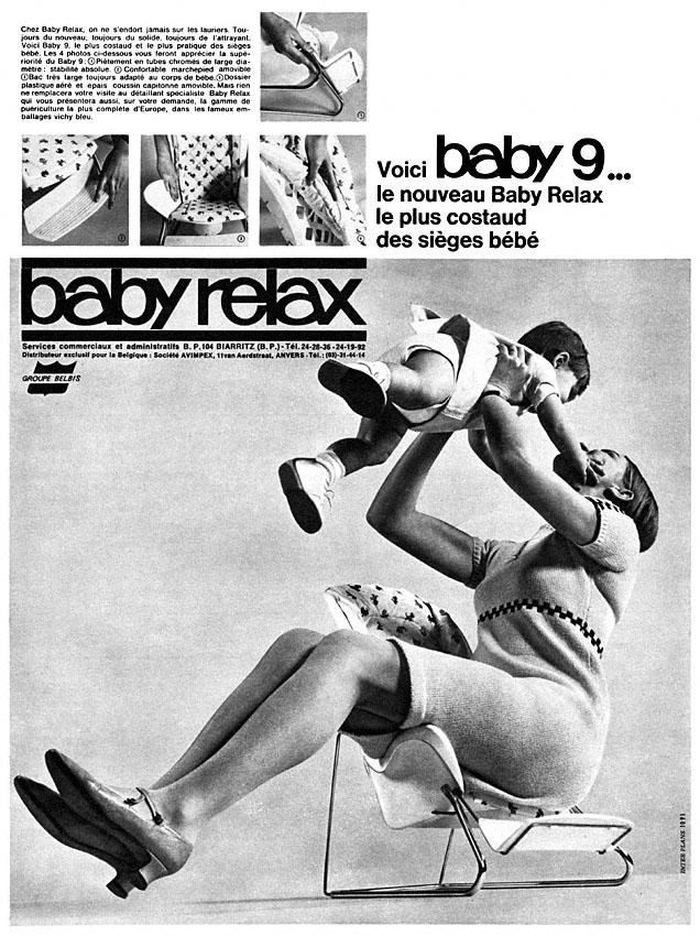 Publicité Baby Relax 1966