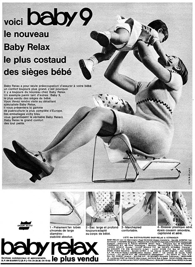 Publicité Baby Relax 1966
