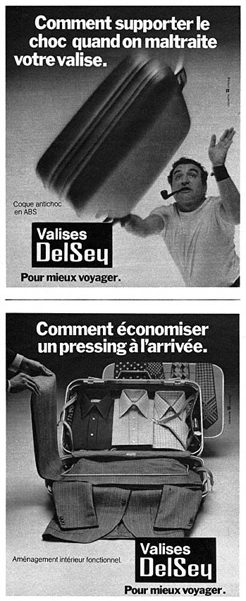 Publicité Delsey 1975