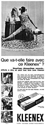 Publicit Kleenex 1964