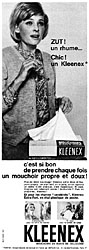 Publicité Kleenex 1965