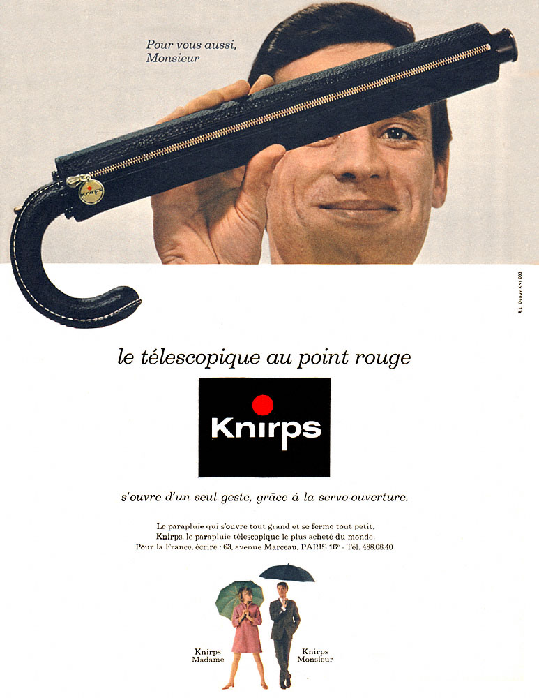 Publicit� Knirps 1967