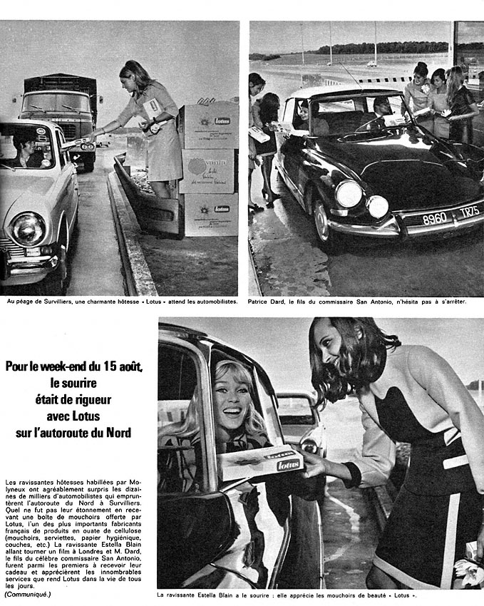 Publicité Lotus 1968