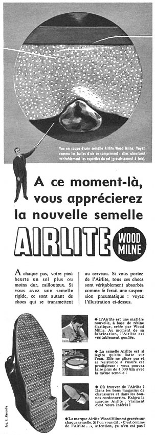 Publicité Wood Milne 1958