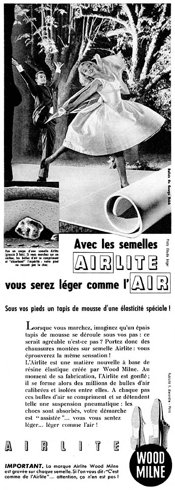 Publicité Wood Milne 1959