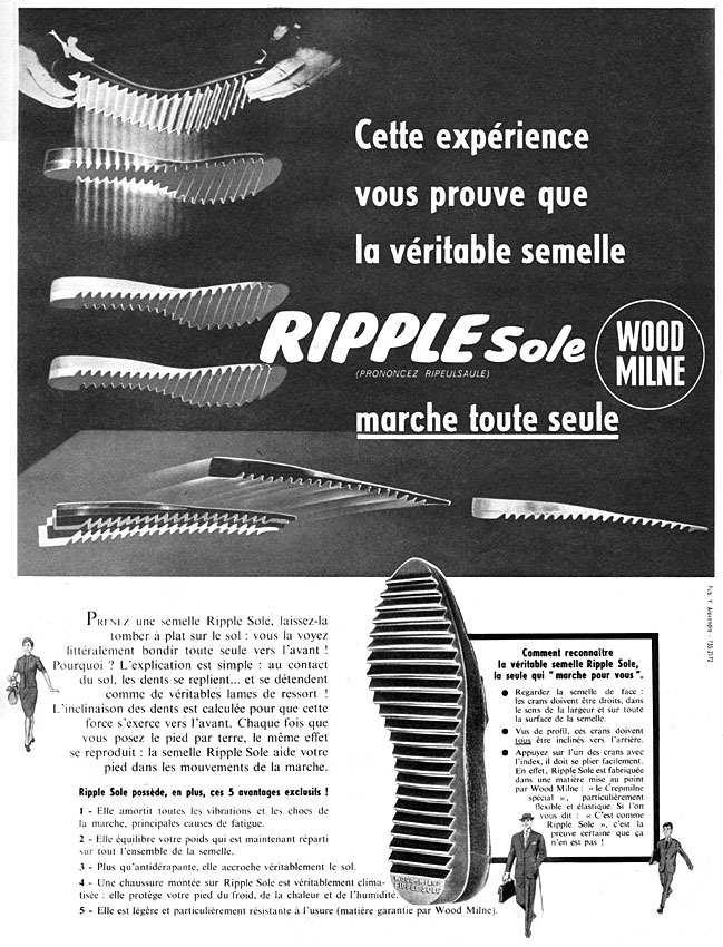 Publicité Wood Milne 1960