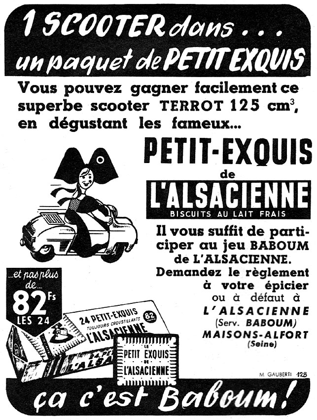 Publicité Alsacienne 1954