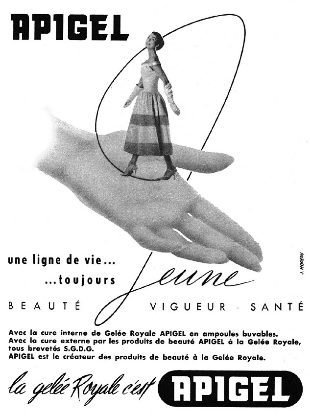 Publicité Apigel 1955