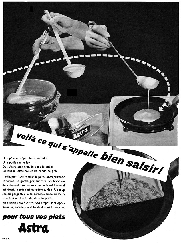 Publicité Astra 1957