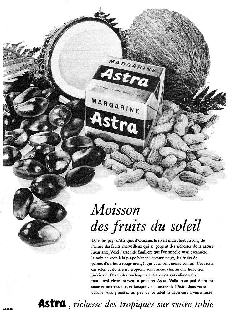 Publicité Astra 1958