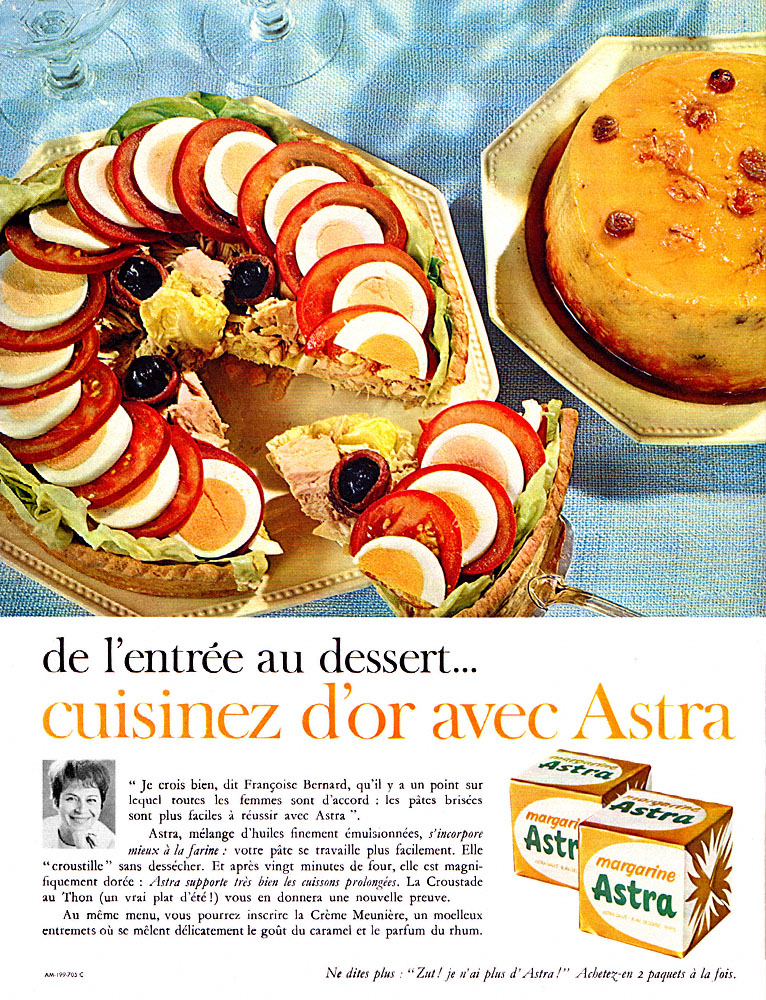 Publicit� Astra 1965