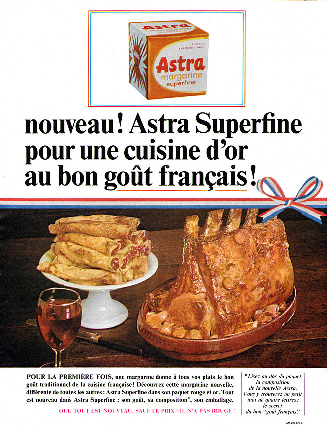 Publicité Astra 1966