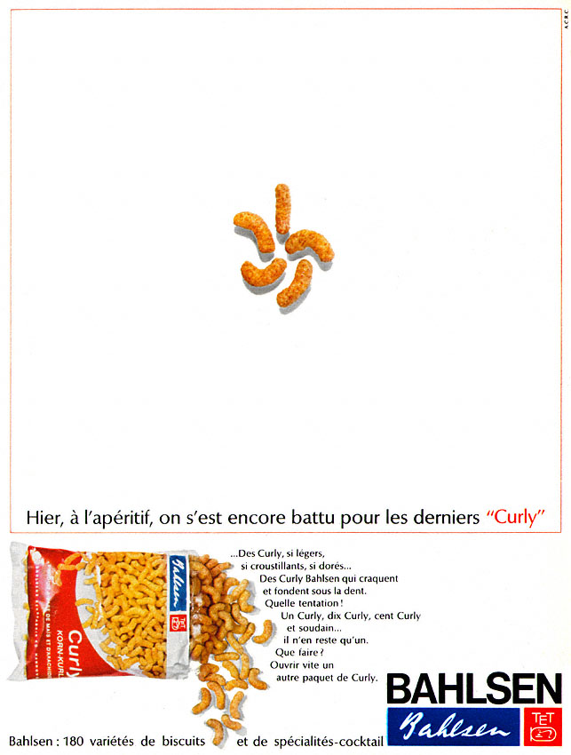 Publicité Bahlsen 1968