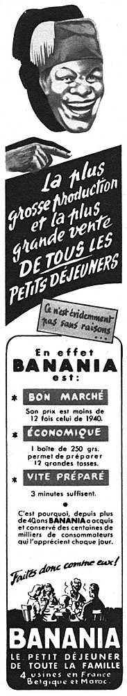 Publicité Banania 1951