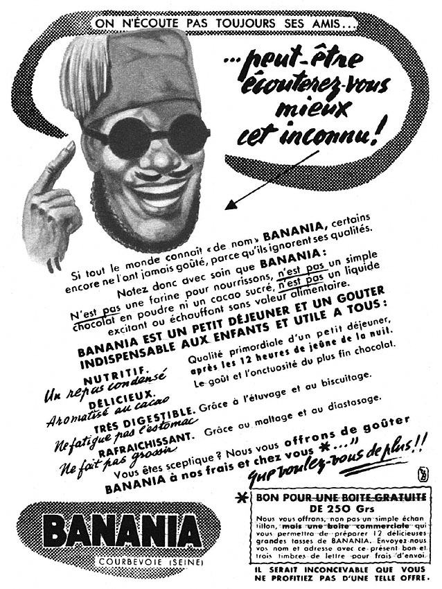 Publicité Banania 1952