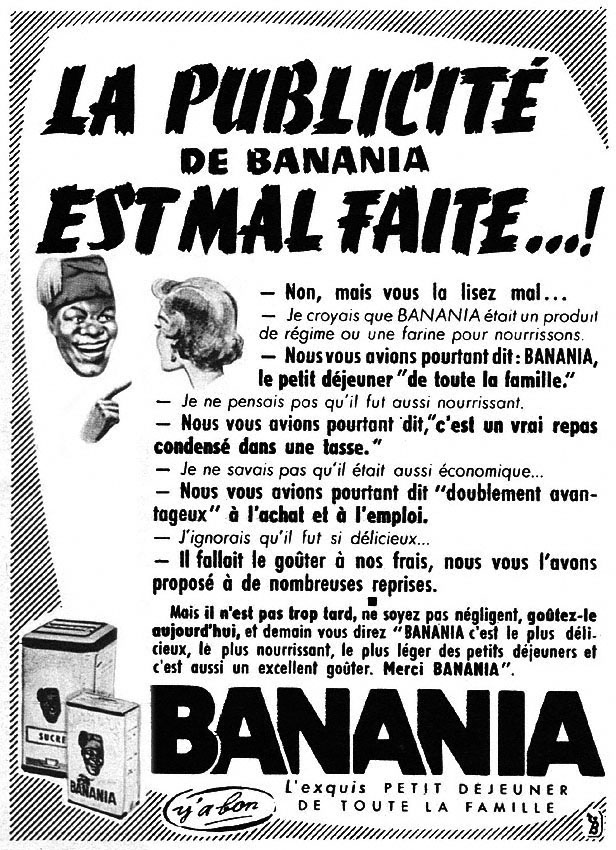 Publicité Banania 1953
