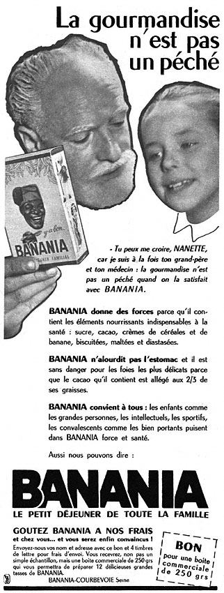 Publicité Banania 1954