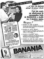 Marque Banania 1956