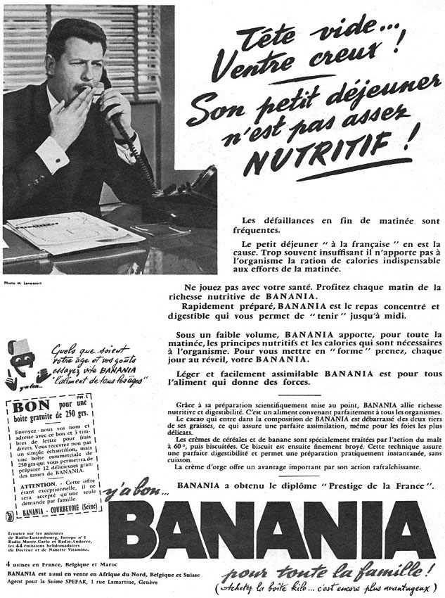 Publicité Banania 1961