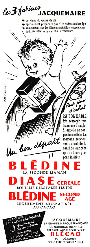 Publicité Bldine 1954