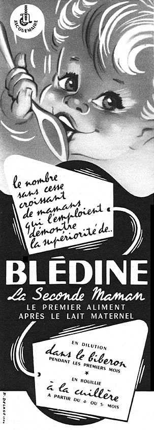 Publicité Bldine 1955