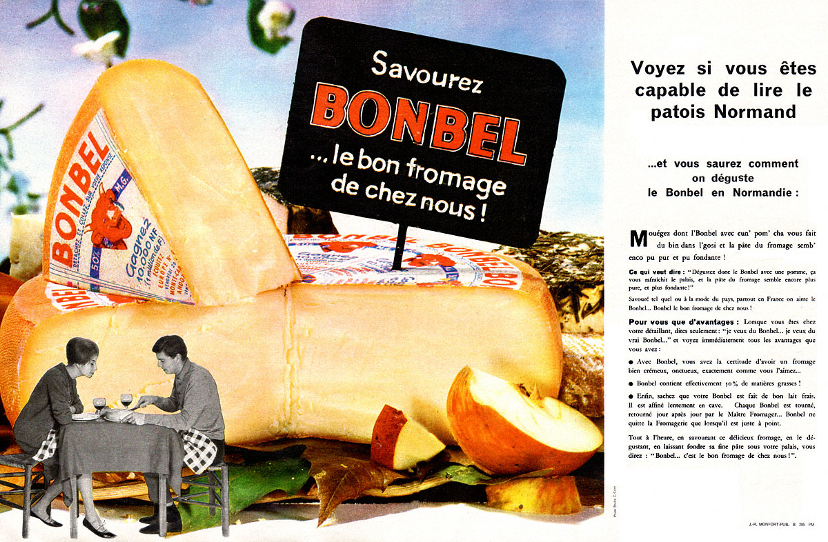 Publicité Bonbel 1962
