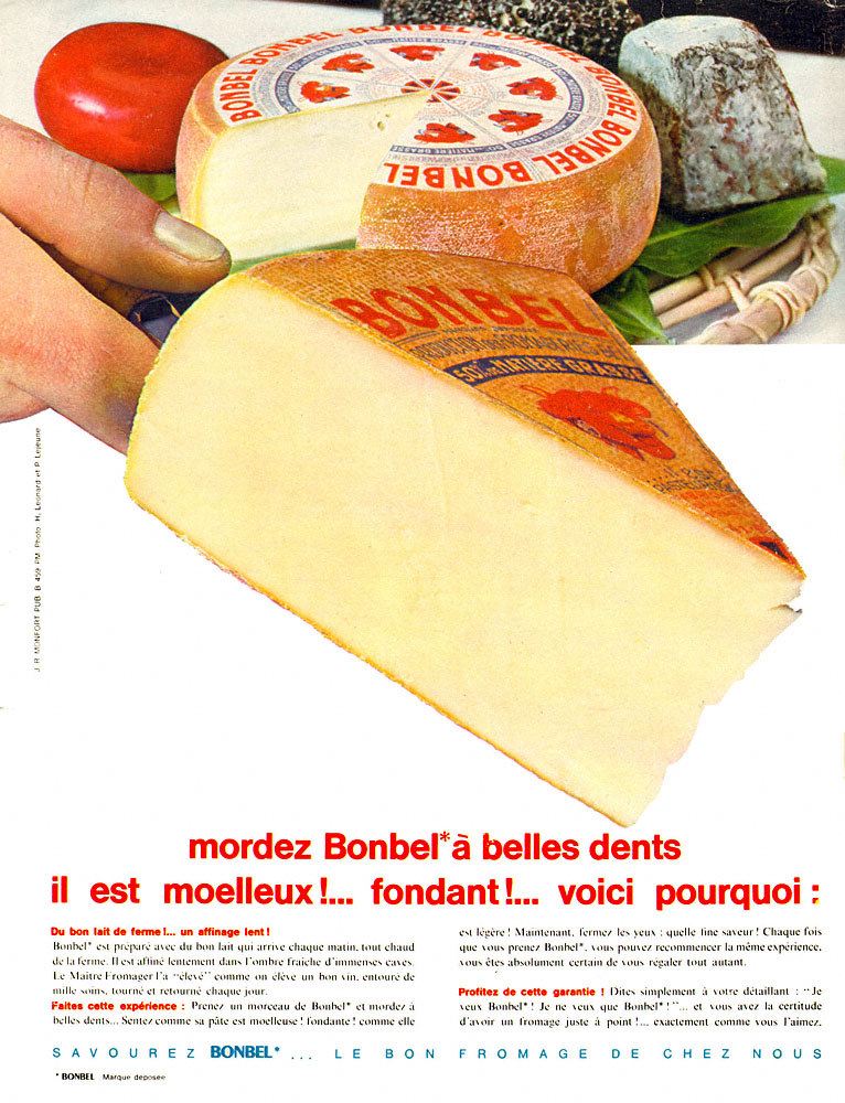 Publicité Bonbel 1963