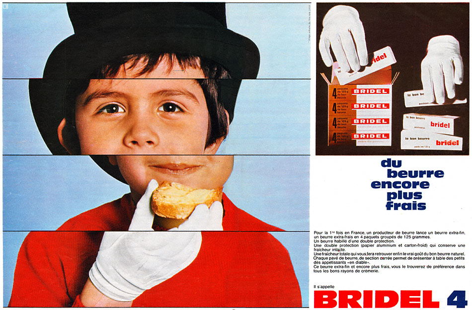 Publicité Bridel 1969