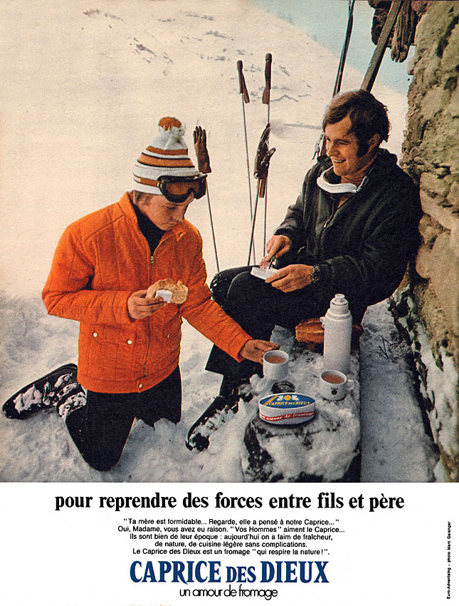 Publicité Caprice des Dieux 1971