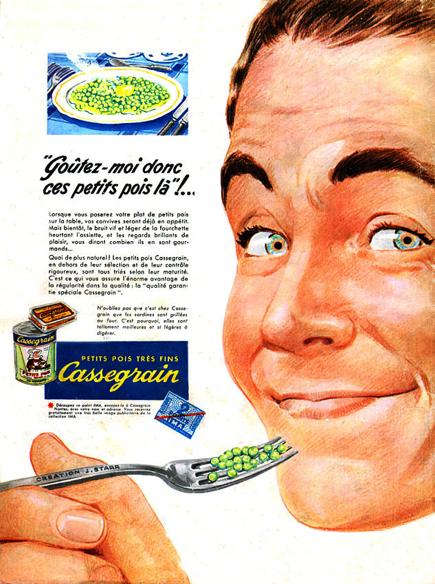 Publicité Cassegrain 1955
