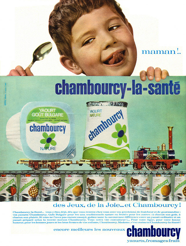 Publicité Chambourcy 1965