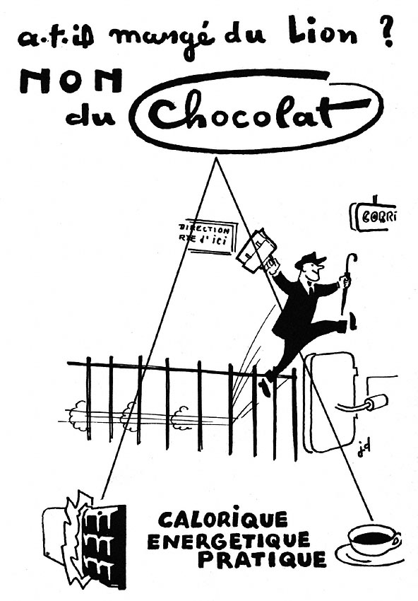 Publicité Chocolat 1953