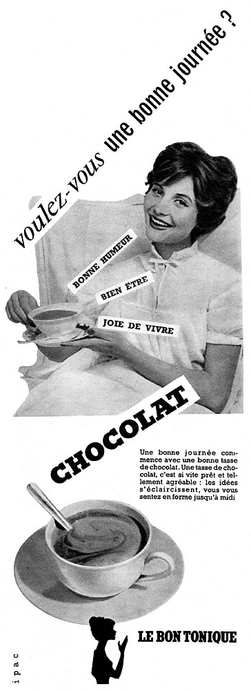 Publicité Chocolat 1959