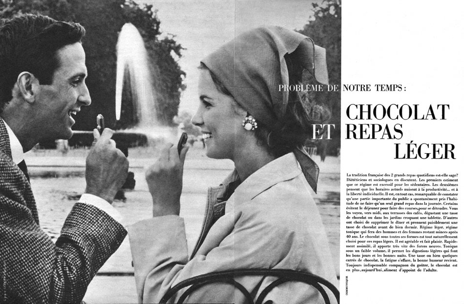 Publicité Chocolat 1962