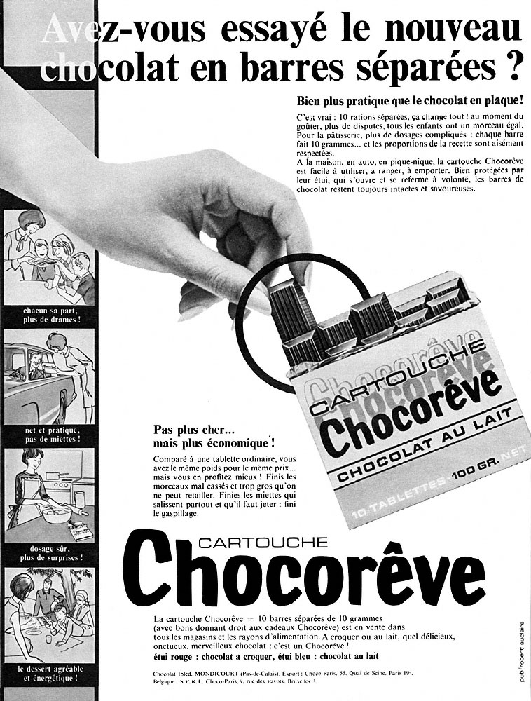 Publicit� Chocor�ve 1966