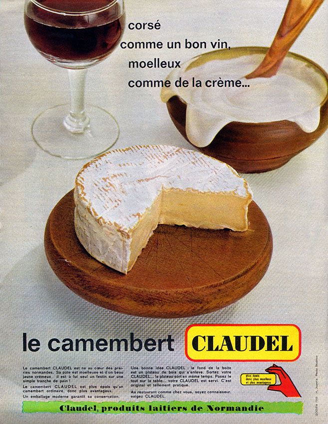 Publicité Claudel 1964