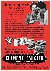 Publicit Clement Faugier 1956