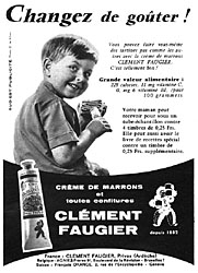 Publicit Clement Faugier 1959