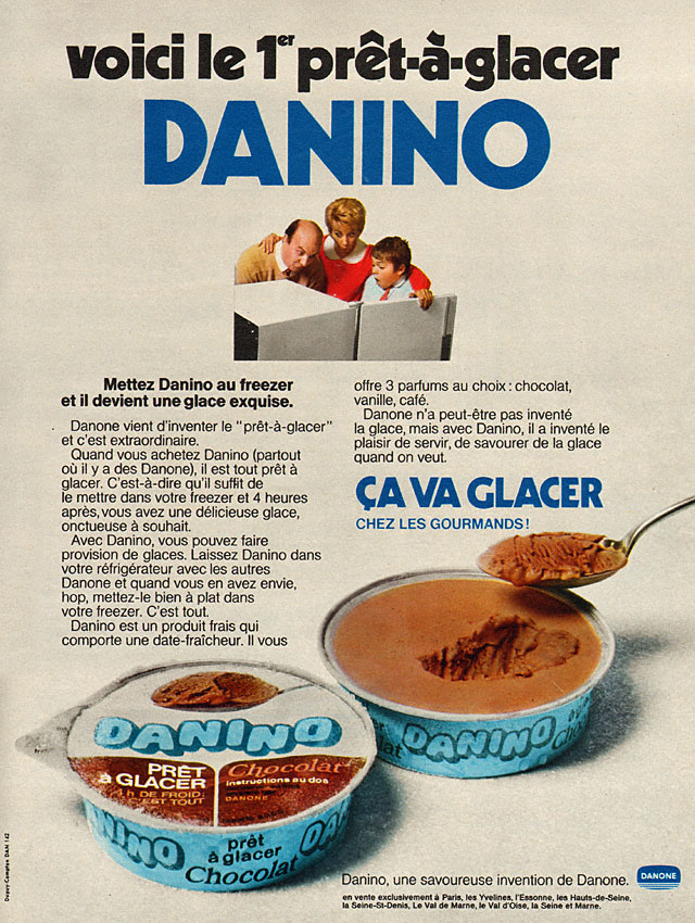 Publicité Danone 1970