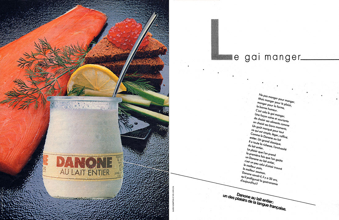 Publicité Danone 1981