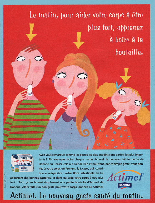 Publicité Danone 1997