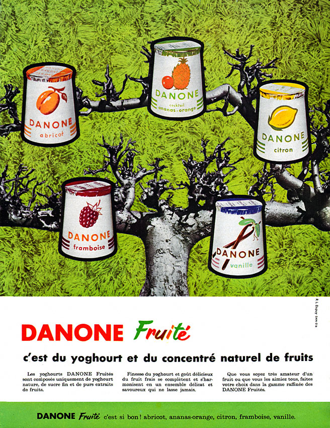Publicité Danone 1964