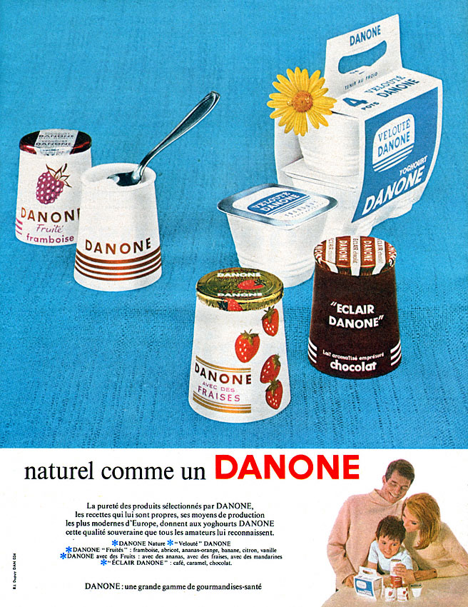 Publicité Danone 1965