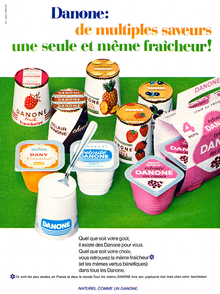 Publicit� Danone 1967