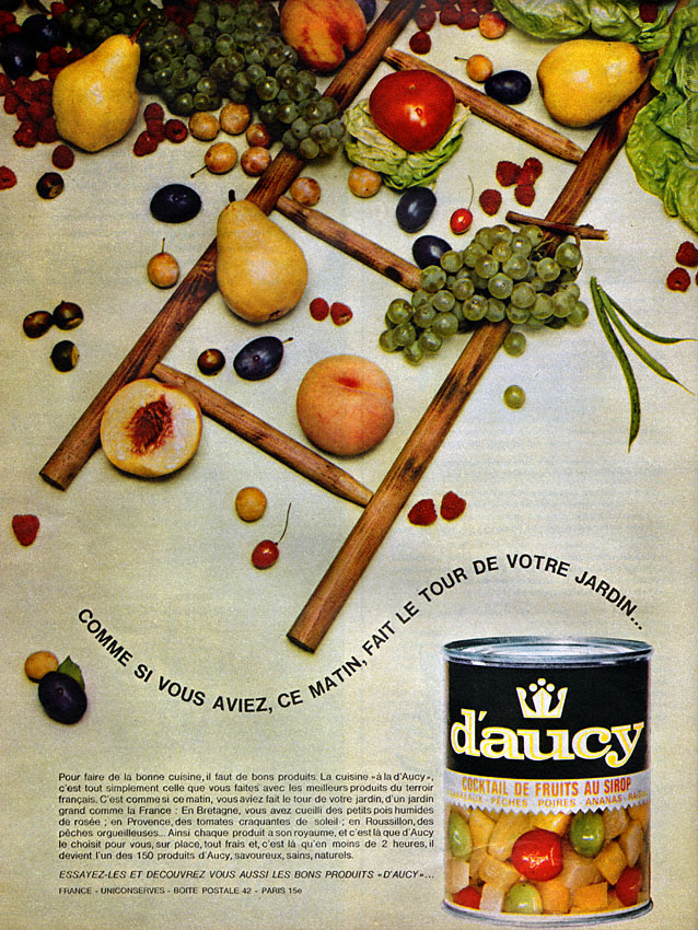 Publicité D'Aucy 1963