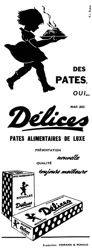 Publicité Dlices 1952