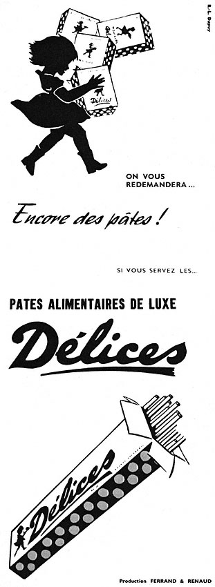 Publicité Dlices 1952