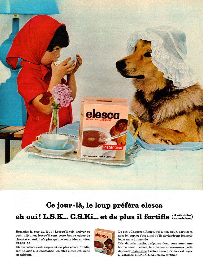 Publicité Elesca 1967