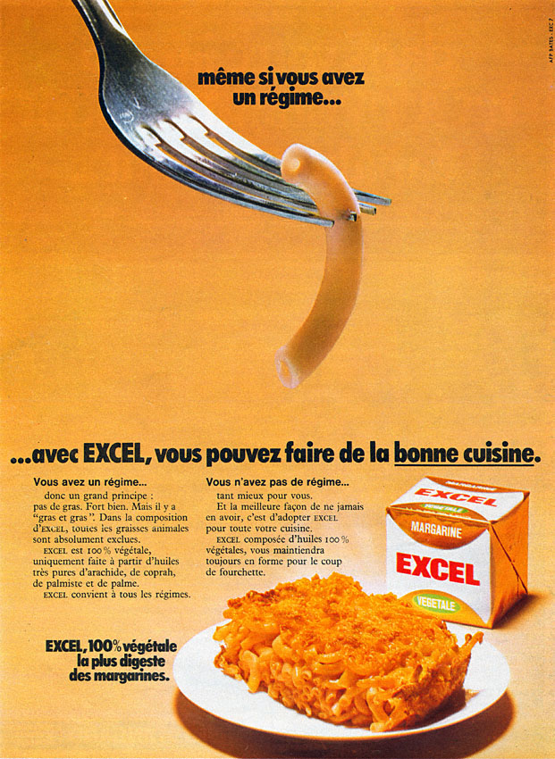 Publicité Excel 1969