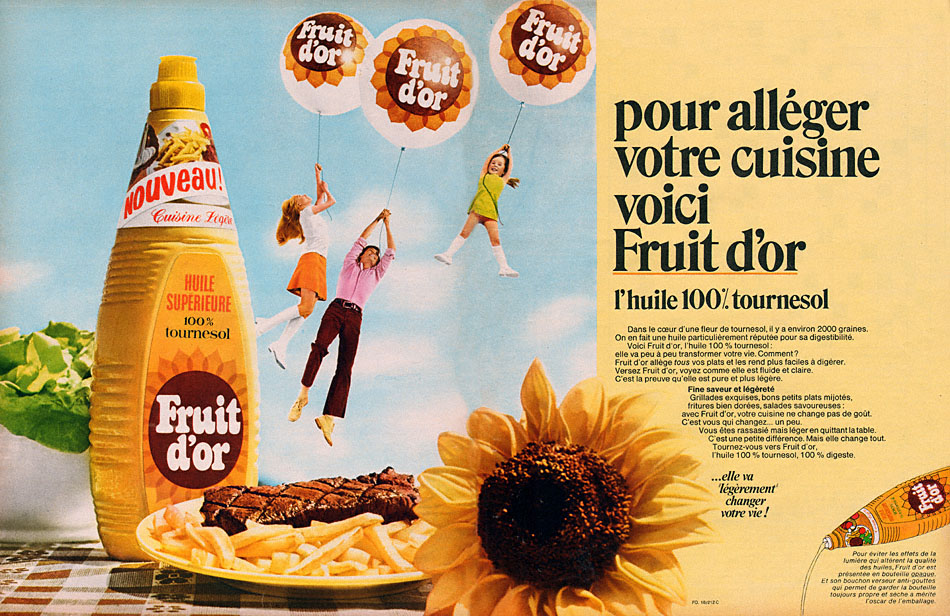 Publicité Fruit d'or 1969